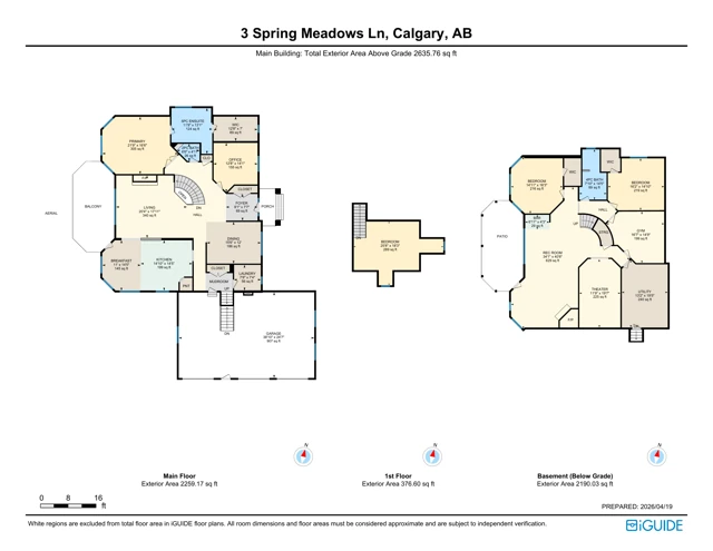 Cover of the floor plans for 3 Spring Meadows Lane