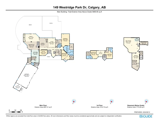 Cover of the floor plans for 149 Westridge Park Drive
