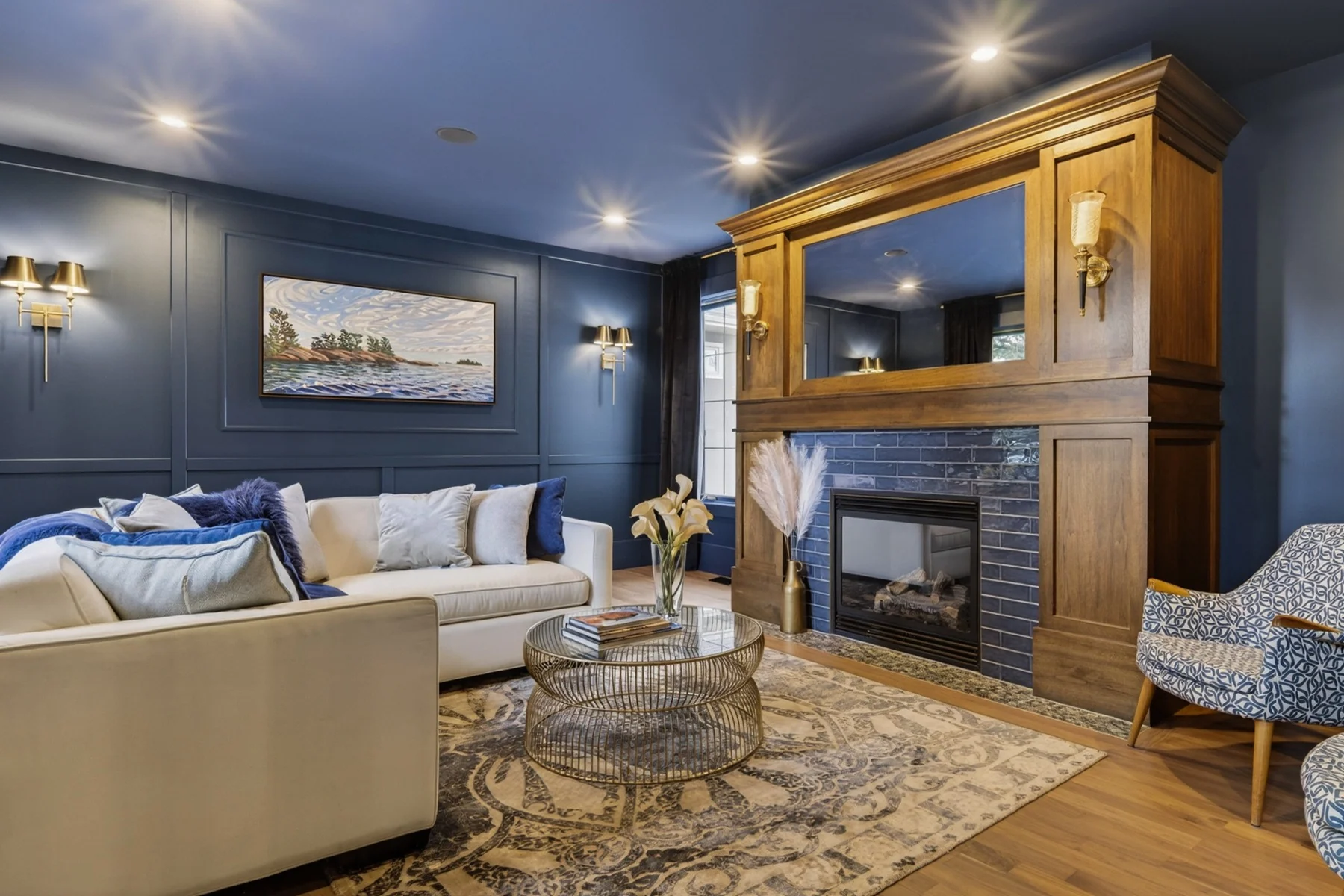 A quiet reading room photographed at 415 Clearwater Landing
